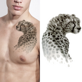 Realistic Cheetah Waterproof Temporary Tattoo
