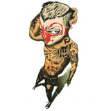 Mask Dude Man Waterproof Temporary Tattoo