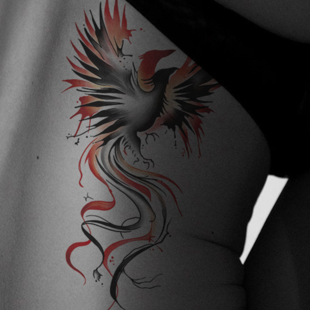 Rise Phoenix Waterproof Temporary Tattoo