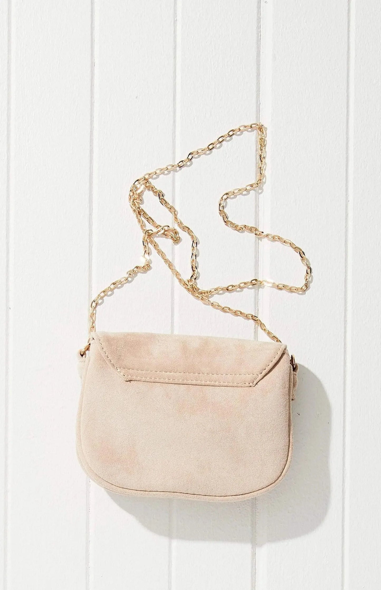 Vegan Leather Surry Suede Mini Flap Bag