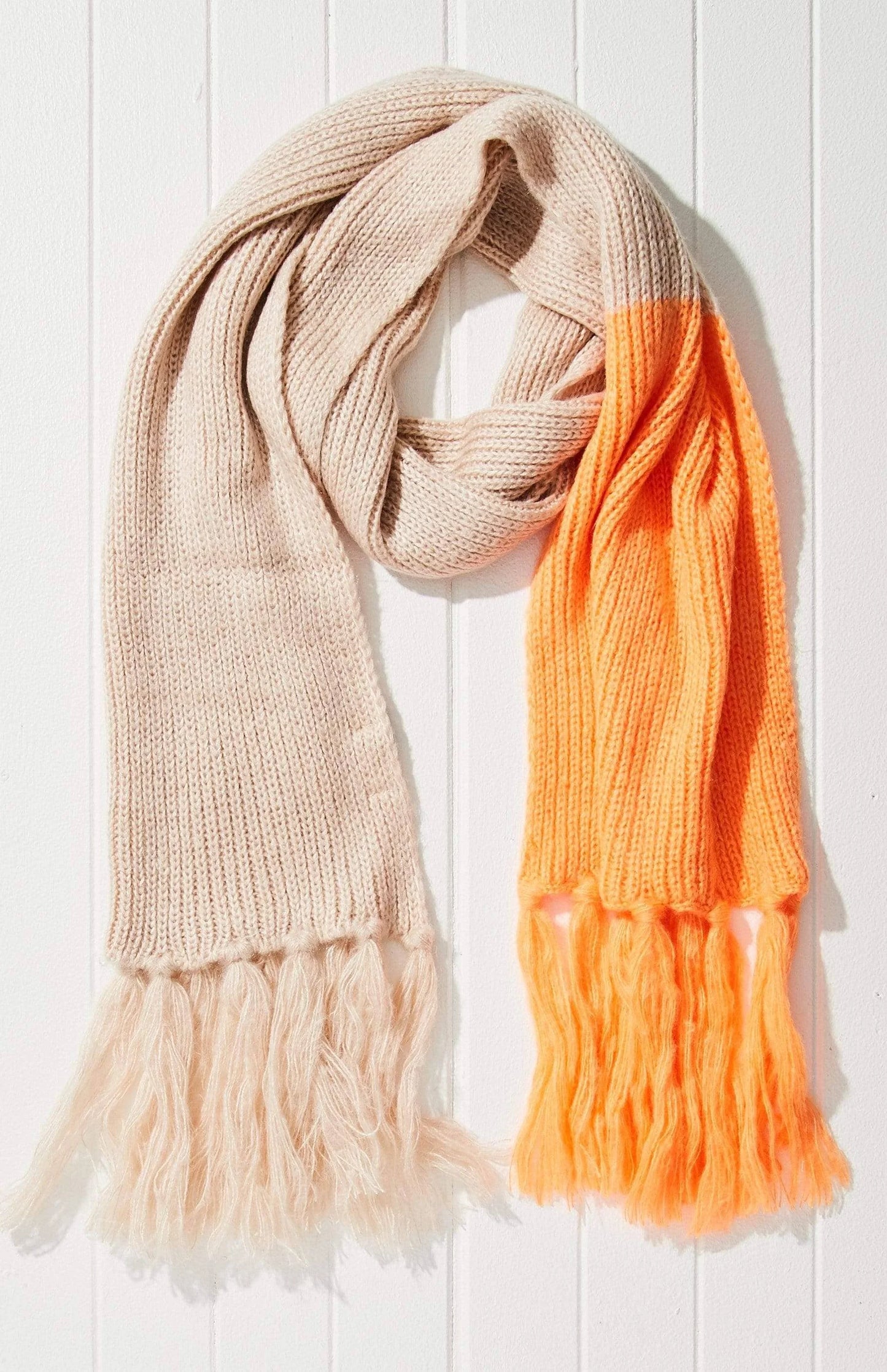 Super Soft Fringe Knit Scarf