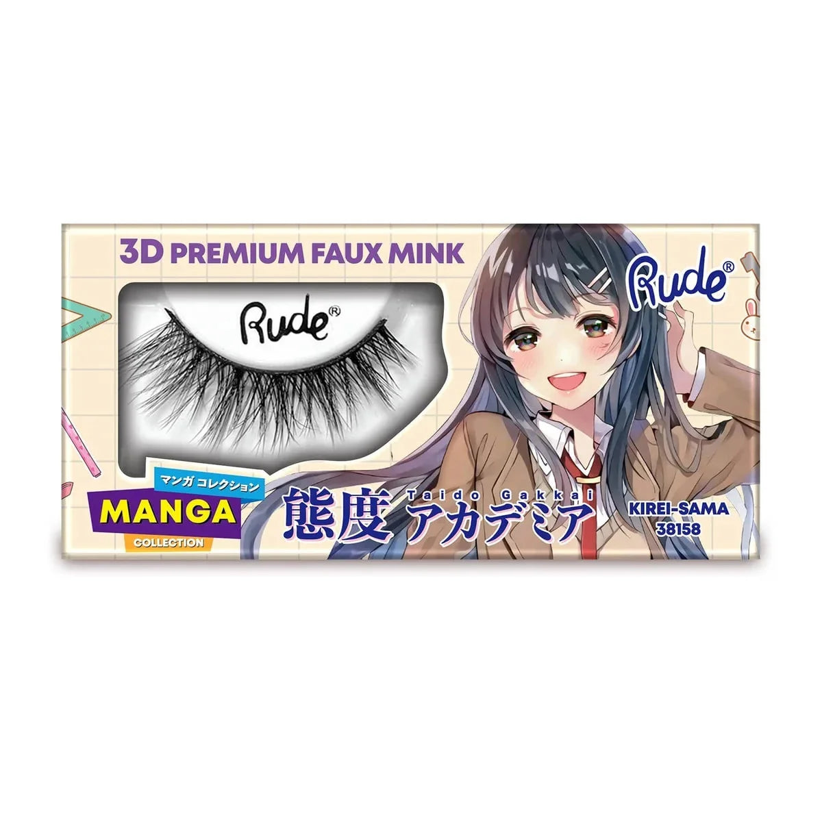 Manga 3D Faux Mink Lashes Kirei-Sama