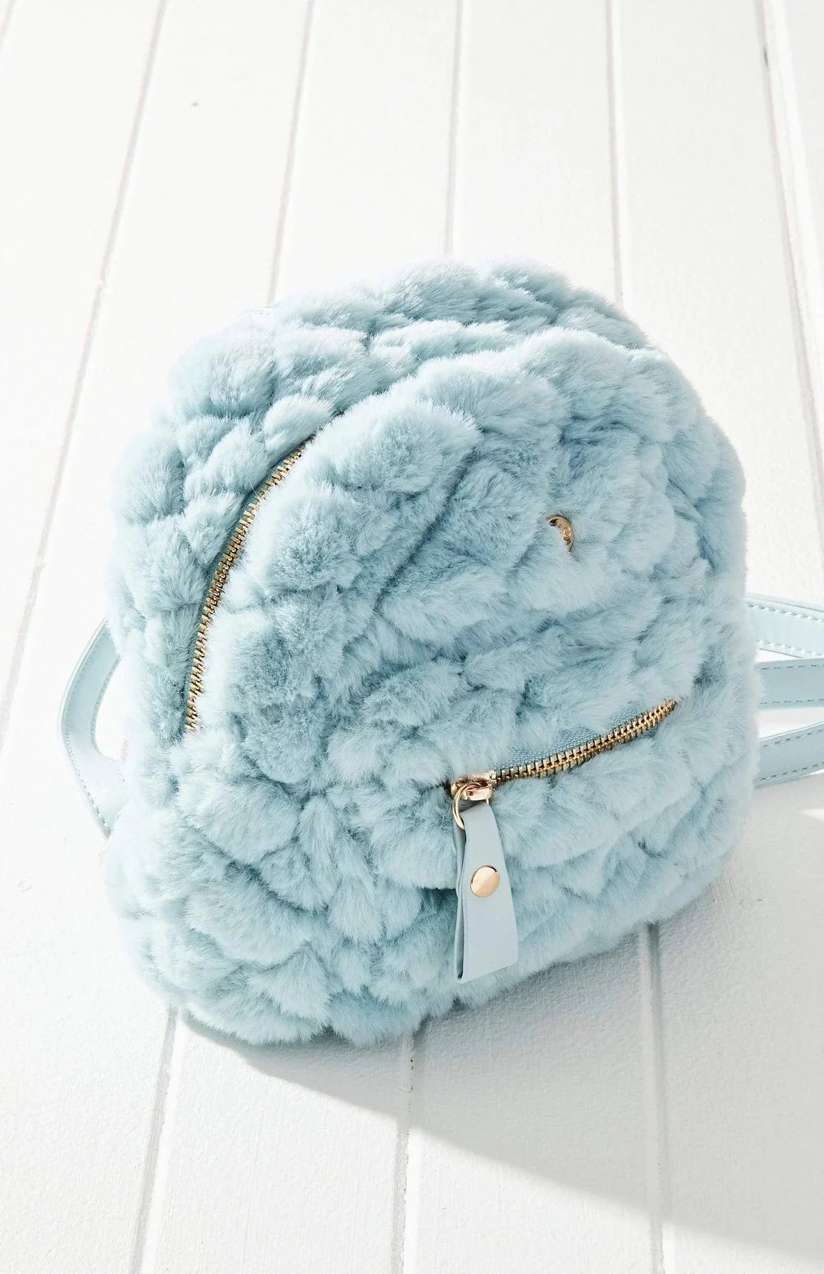 Vegan Fur Freycinet Quilted Mini Backpack