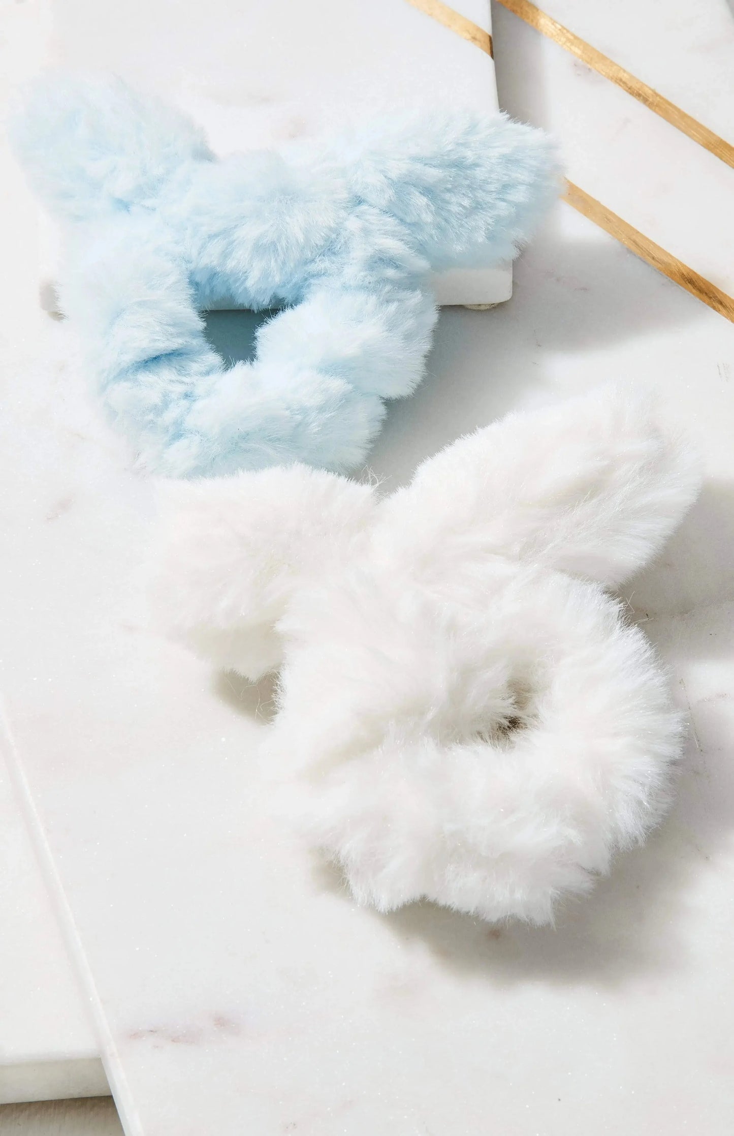 Vegan Freycinet Fur Scrunchies (Set of 2)