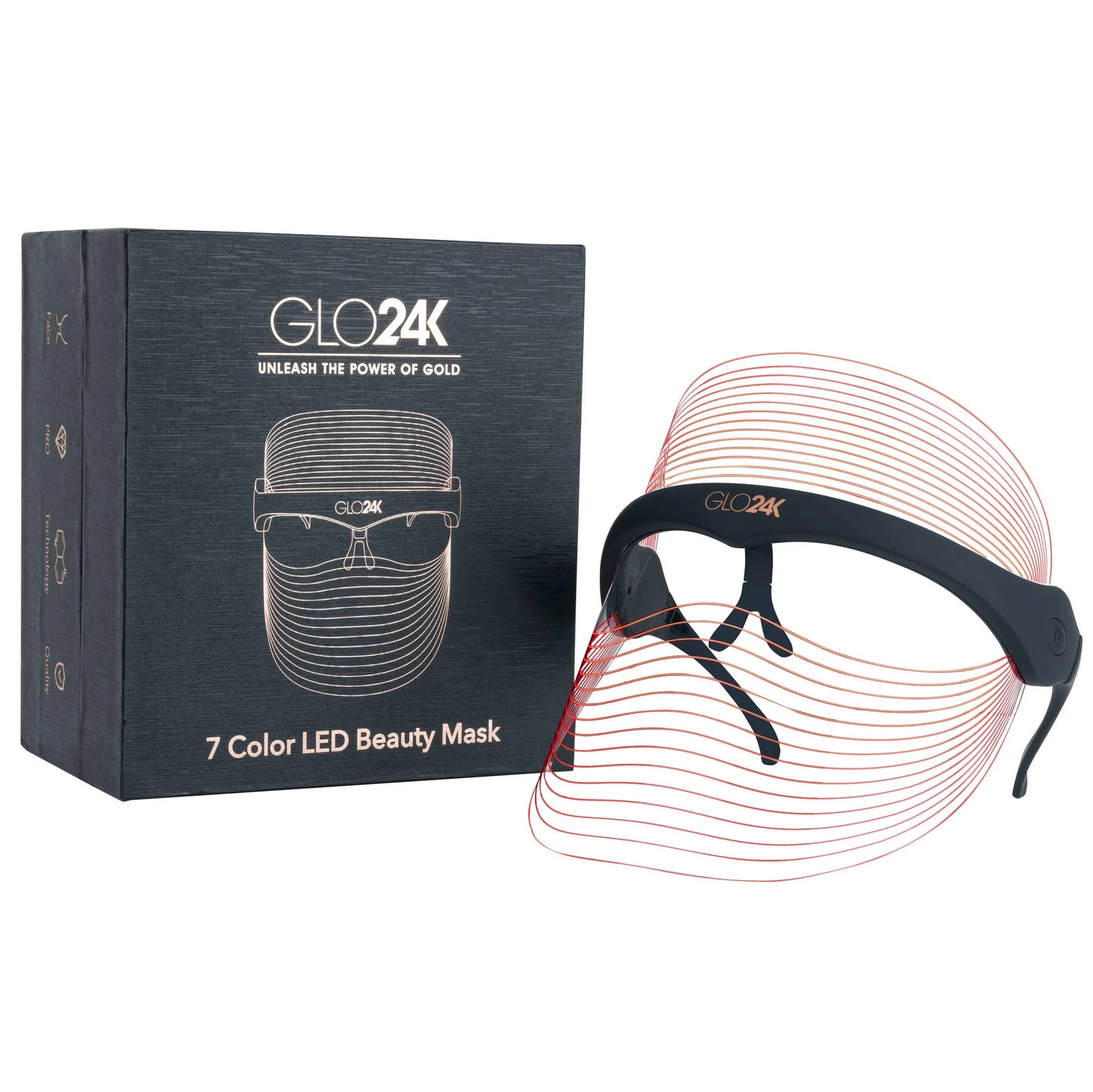 GLO24K 7 COLOR LED BEAUTY MASK