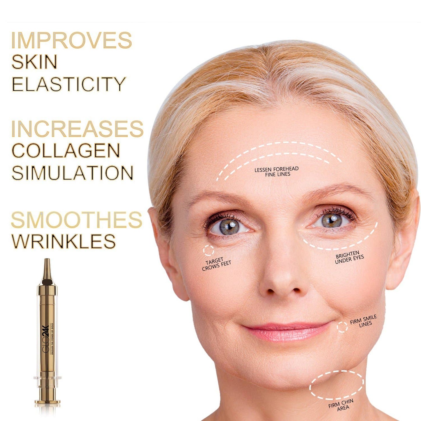 Express Non-Surgical Anti-Aging Facelift Cream with 24k Gold