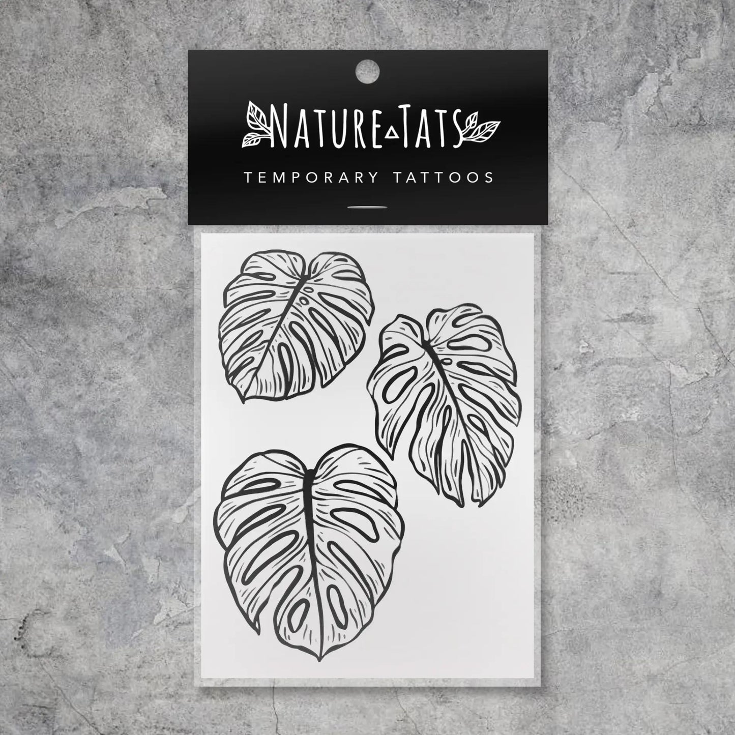 Monstera Leaves Temporary Tattoo