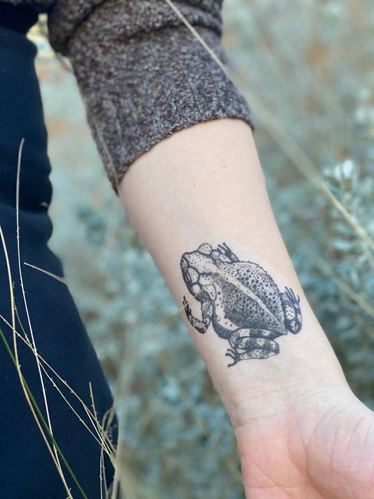 Toad Temporary Tattoo