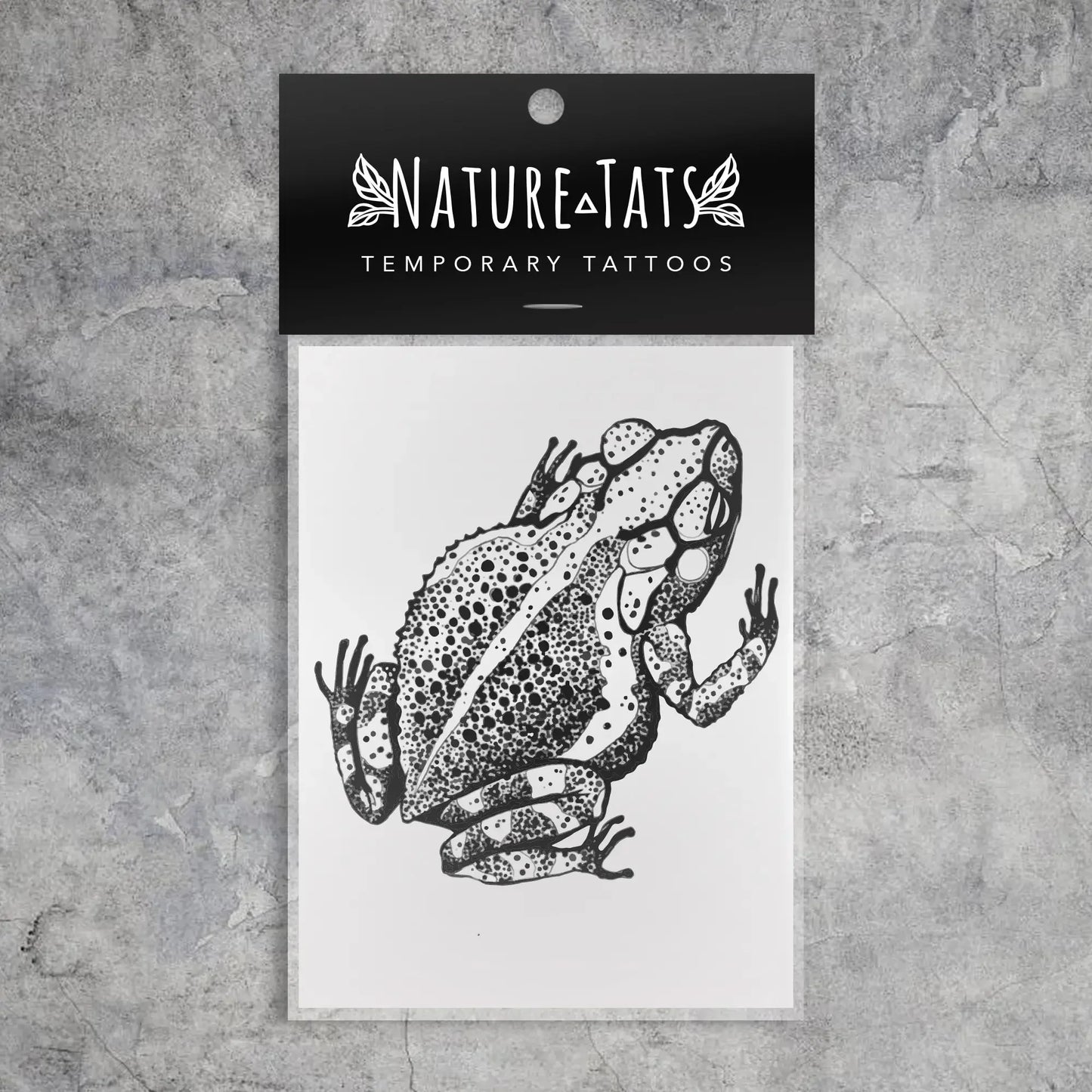 Toad Temporary Tattoo