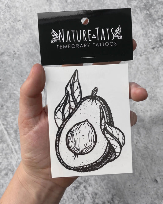 Avocado Temporary Tattoo