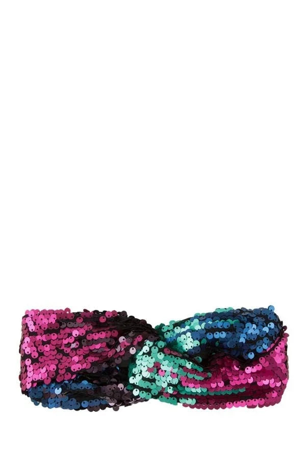 Multi Color Sequins Head Band