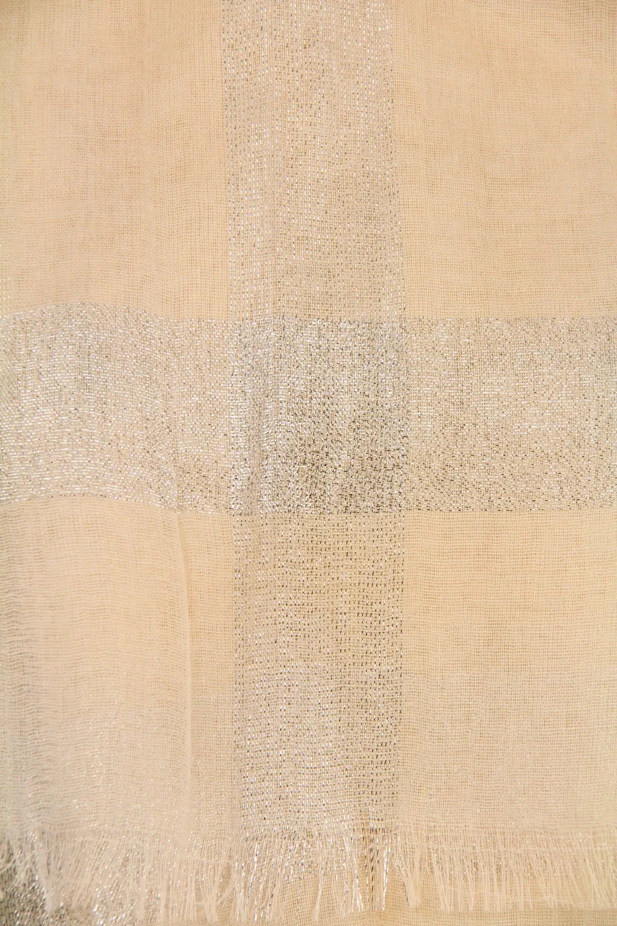 Creamy Spring/Summer Beige Scarf