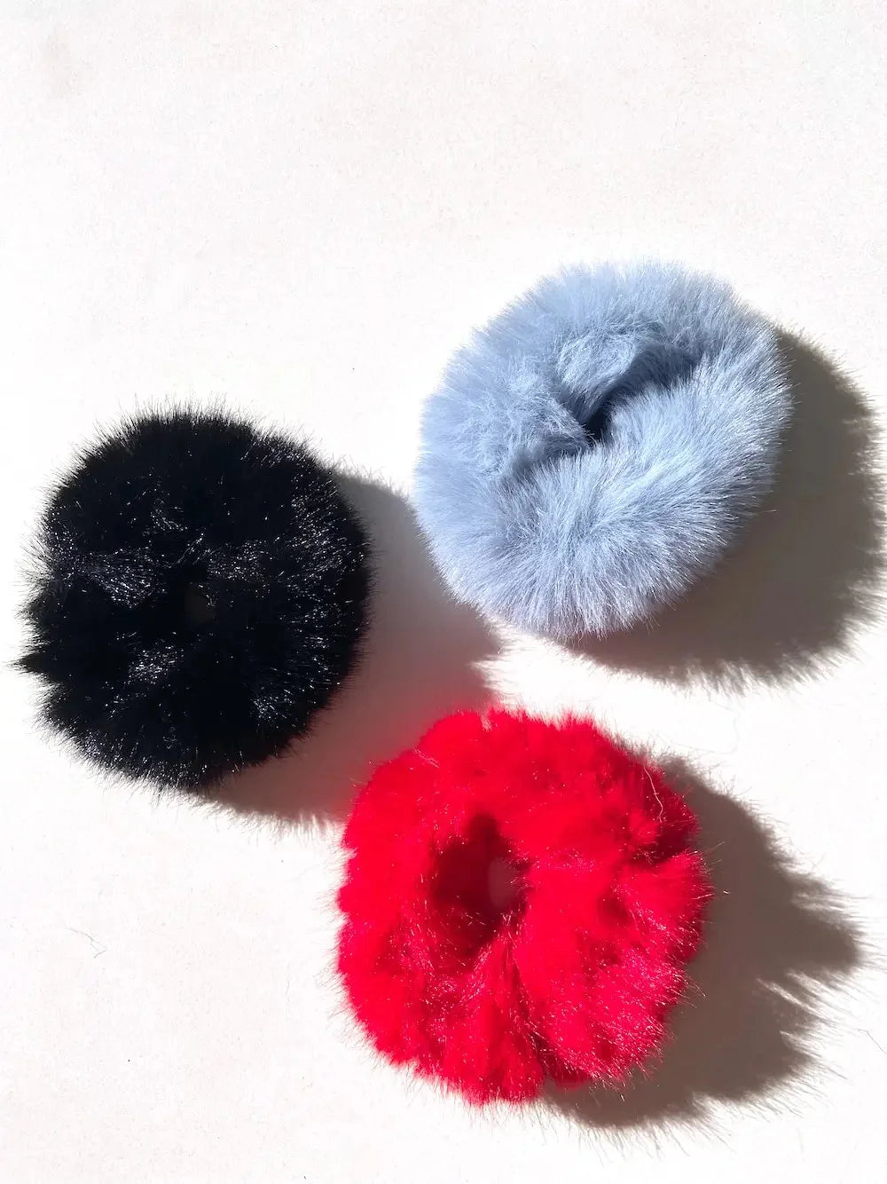 Vegan Freycinet Fur Hair Tie (Set of Three)