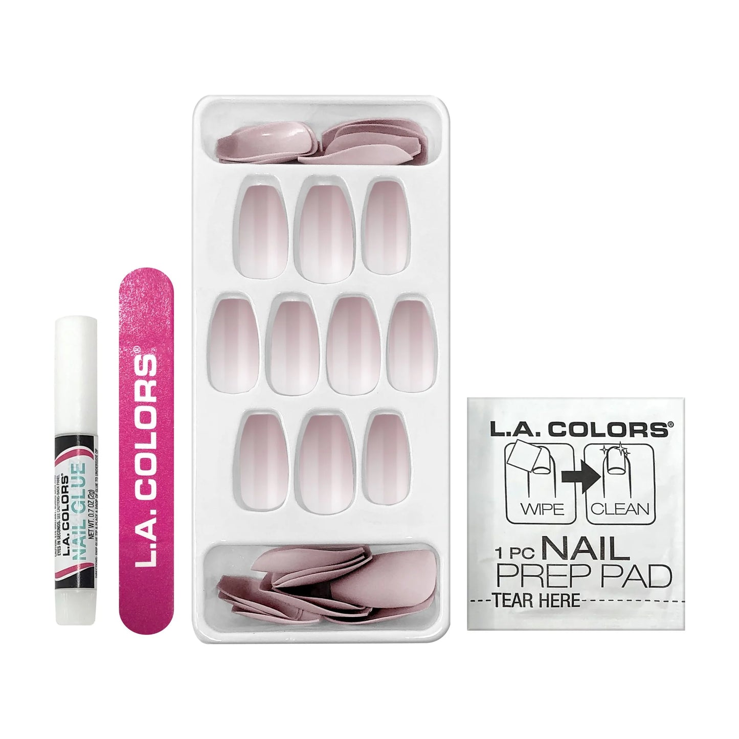 LA Color La Ombre Nail Frill Nail Kit