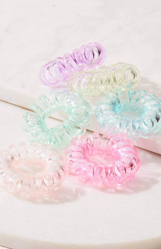 Reef Hair Tie Half Dozen | Set of Six - pastel