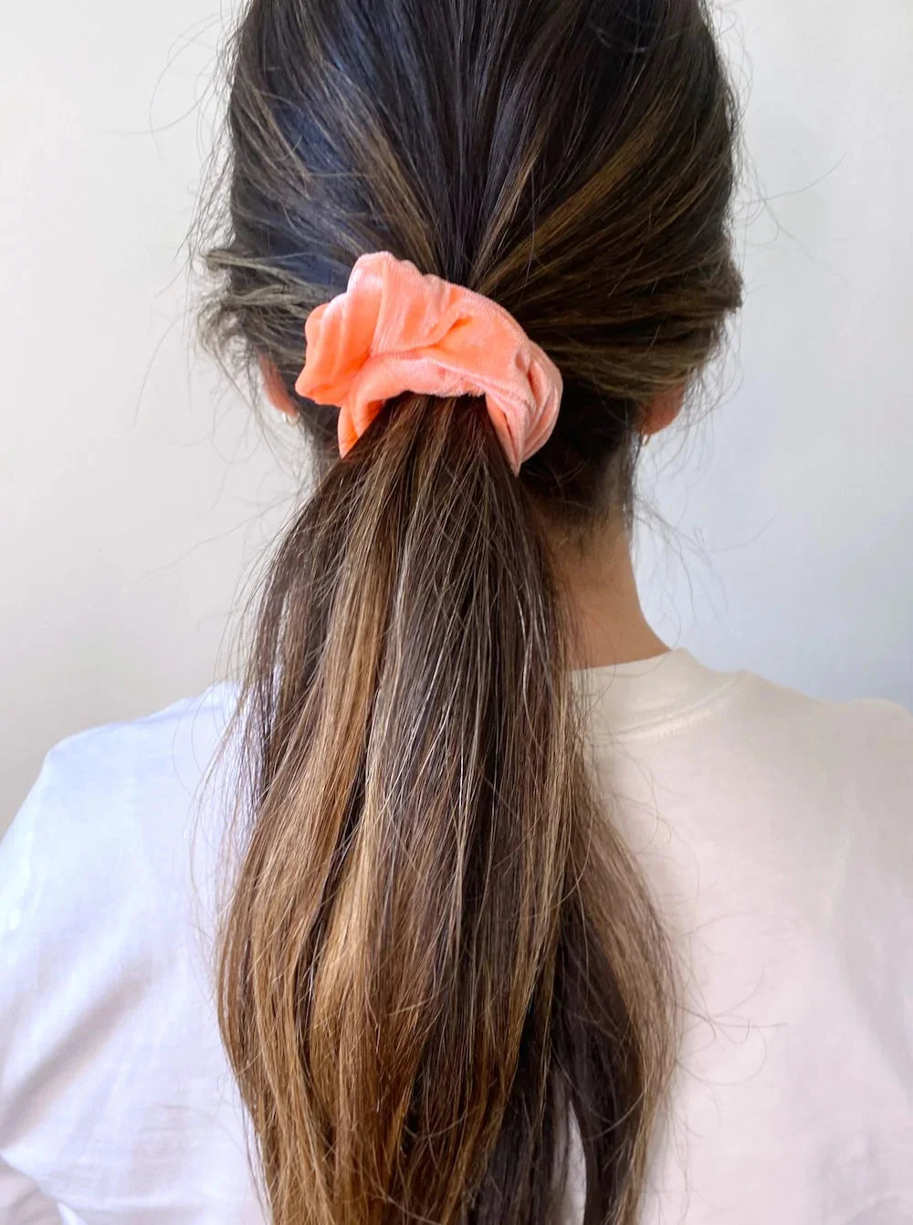 4pc Neon Velvet Scrunchie Set