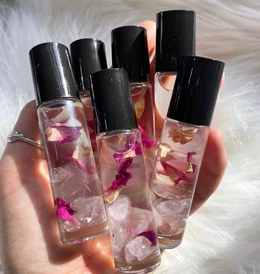 Rose Quartz Perfume Roller