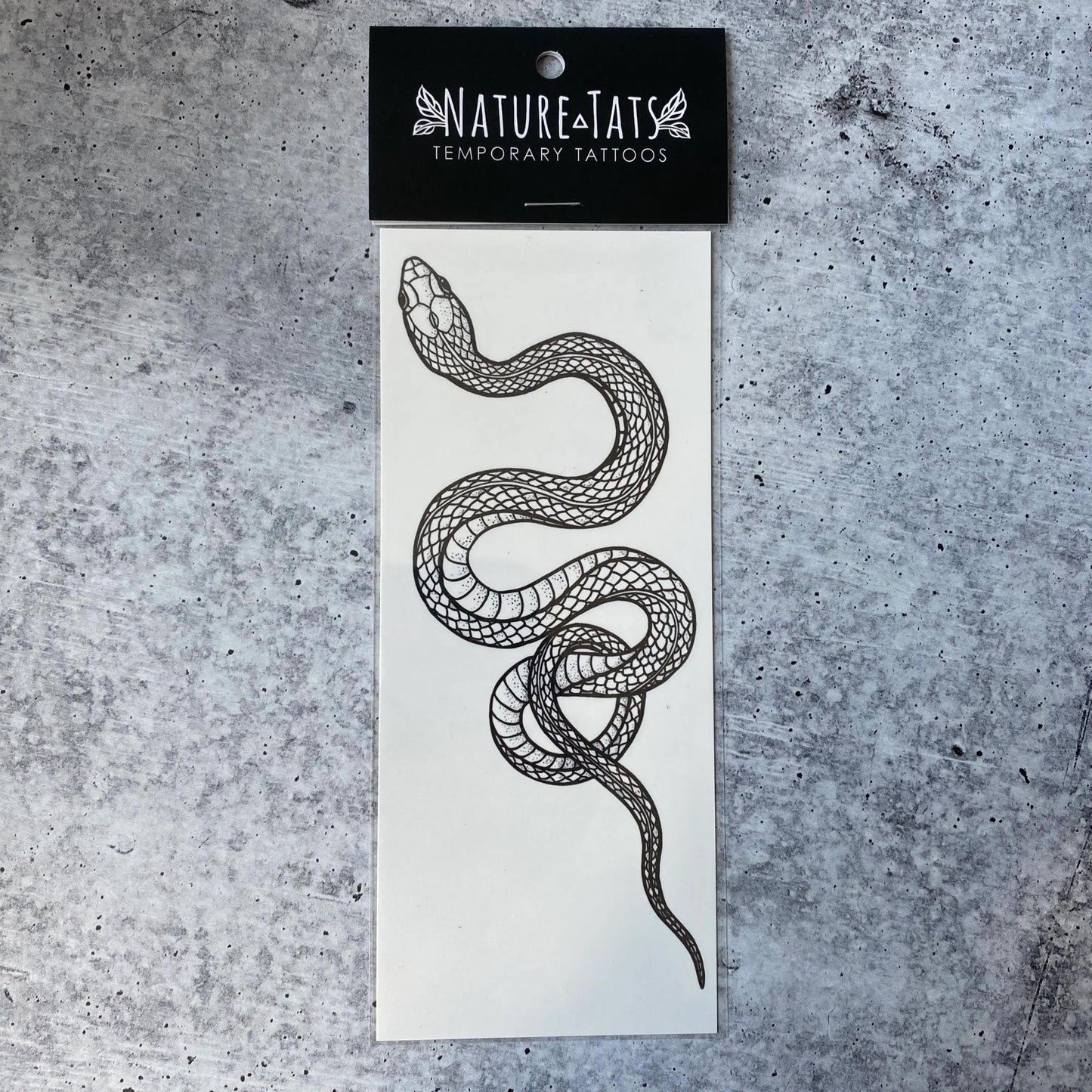 Garden Snake Temporary Tattoo