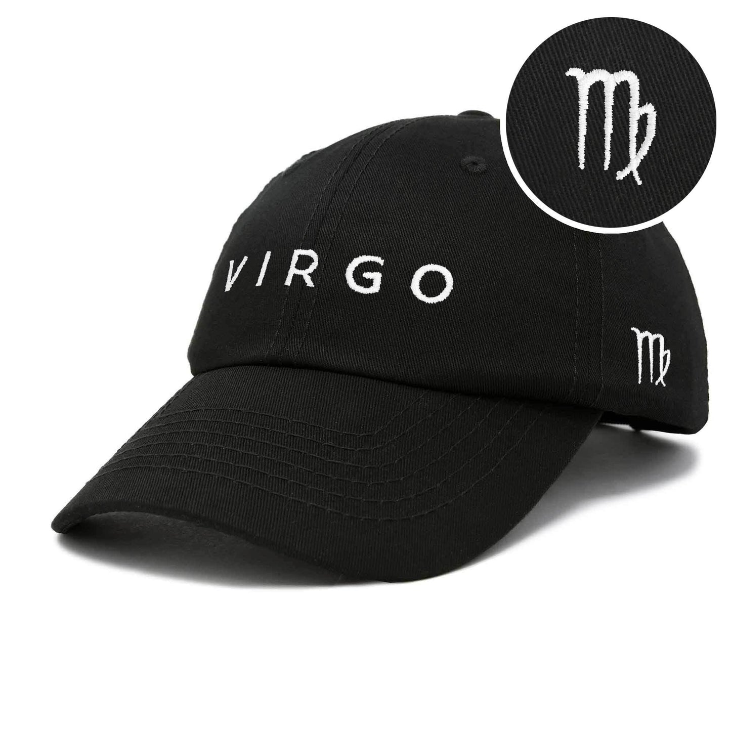 Zodiac Sign Virgo Hat Embroidered Baseball Cap