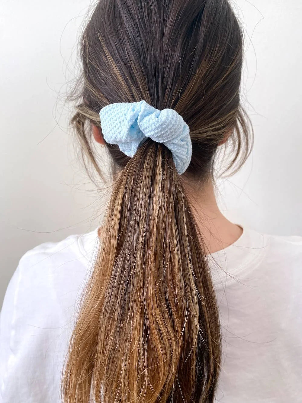 5pc Waffle Scrunchie Set