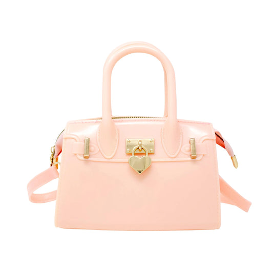 Tiny Treats and ZOMI GEMS - Jelly Heart Locket Satchel Bag