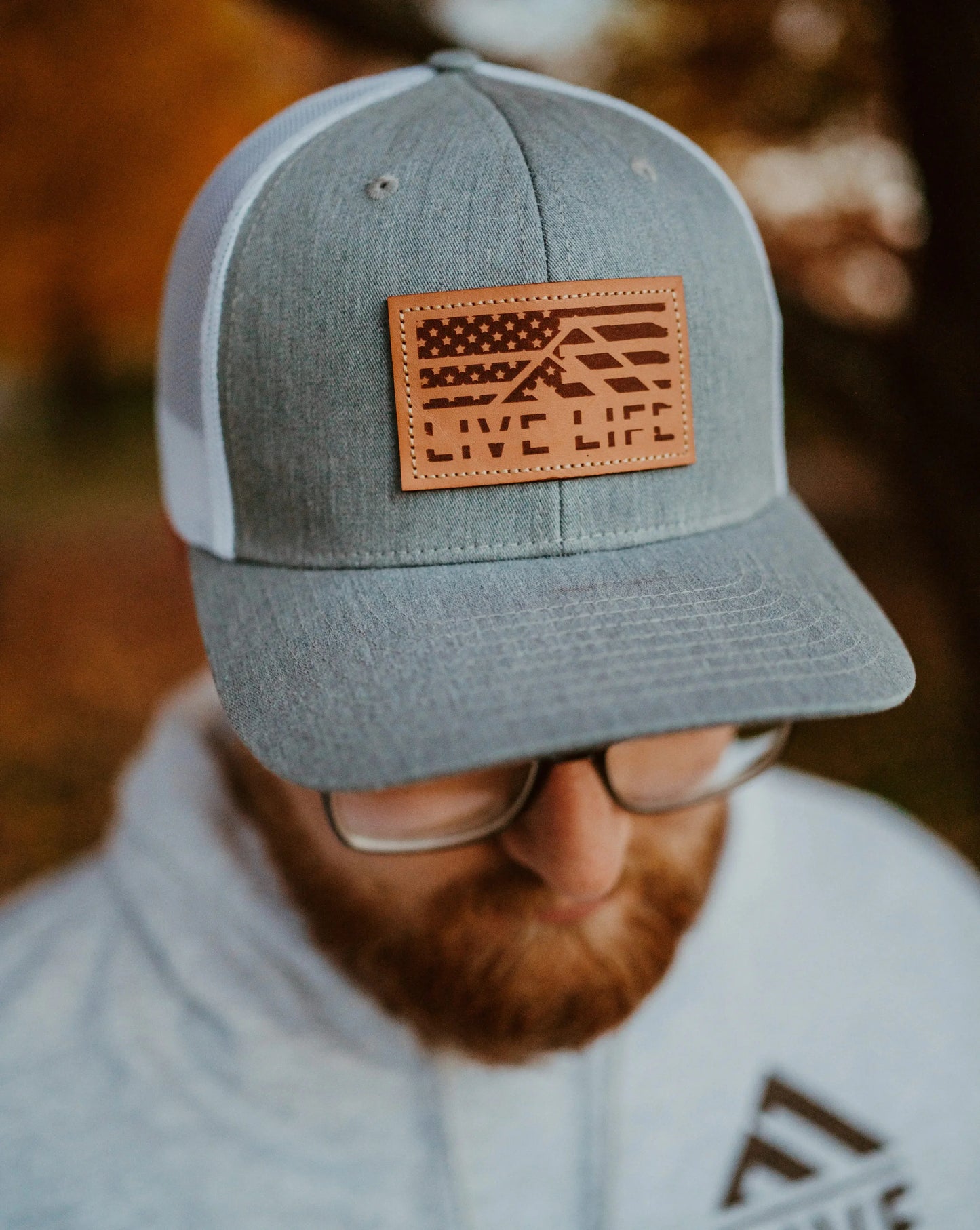 Leather Patch USA Retro Hat